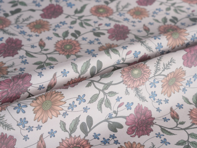 پارچه روکش چاپی پلی استر-ویسکوز پارچه روکش چاپی پلی استر-ویسکوز